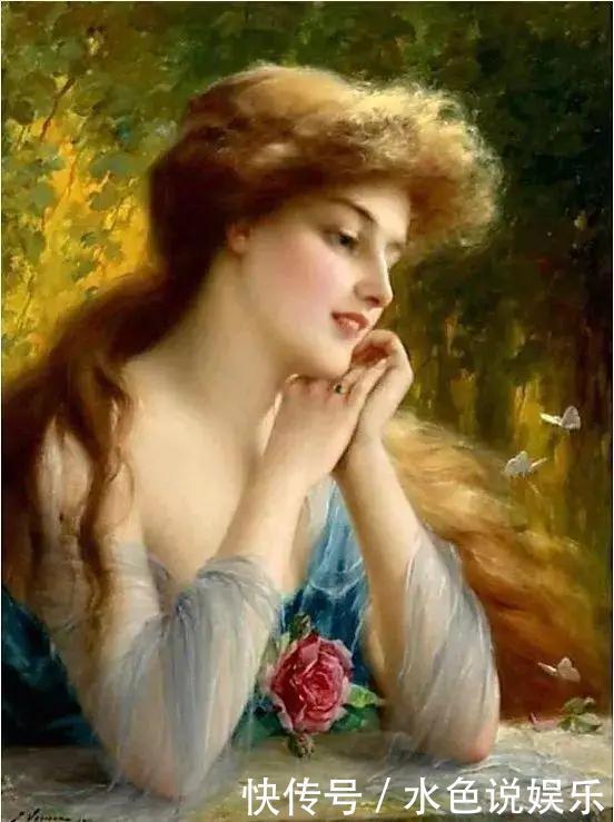 象征主义!他的画里总是带有浪漫的温馨,只因他真爱一个女人