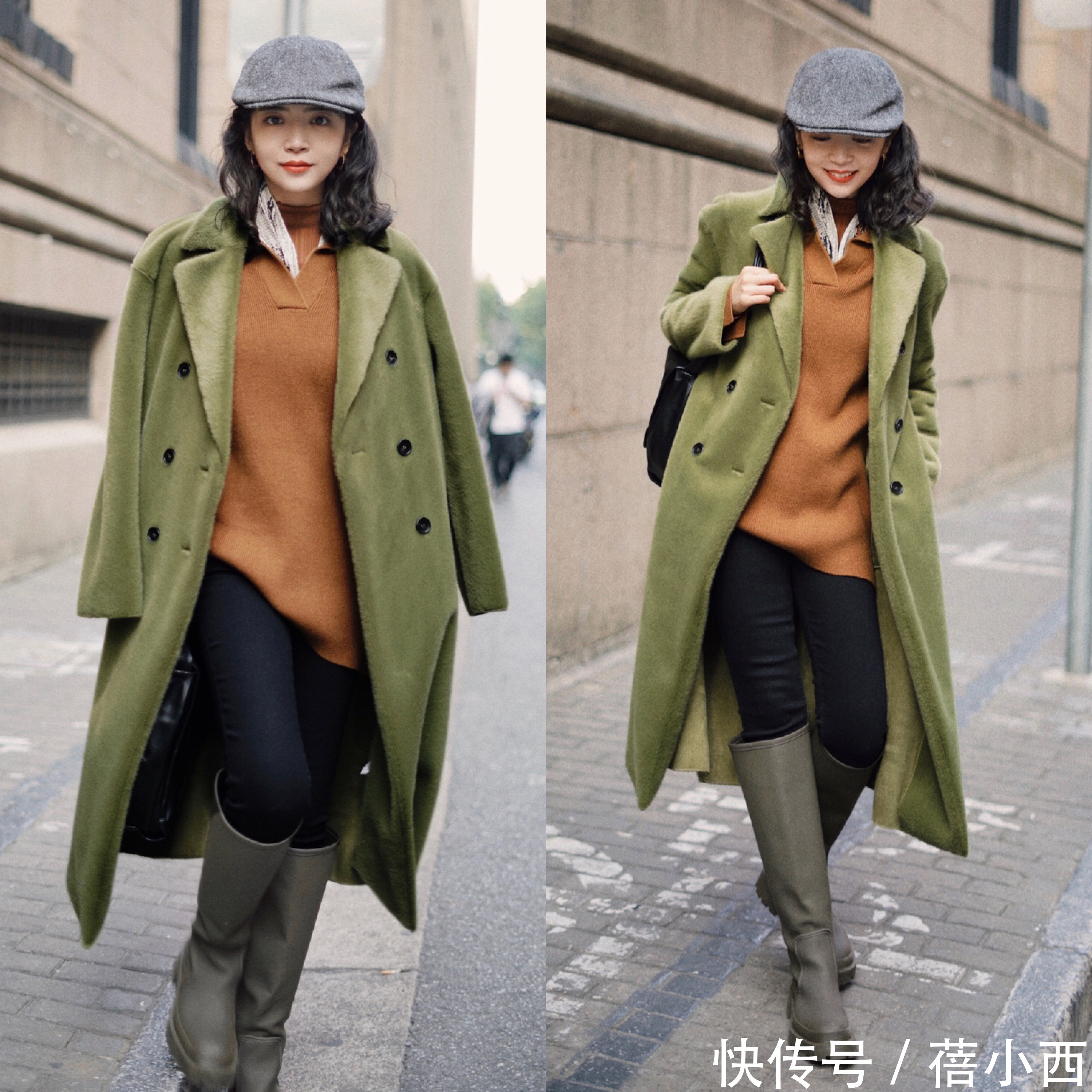 冬季|冬季穿大衣想要好看,不一定配半身裙,搭这3条长裤更高级上档次