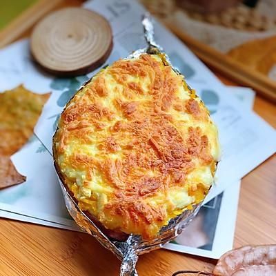 适合全家的芝士焗红薯，老人小孩都爱吃