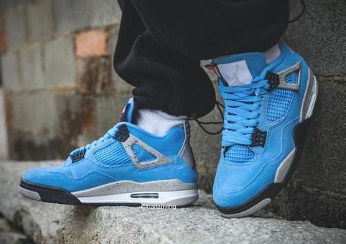 今年三月发售！Air Jordan 4 “ University Blue ” 上脚绝美！