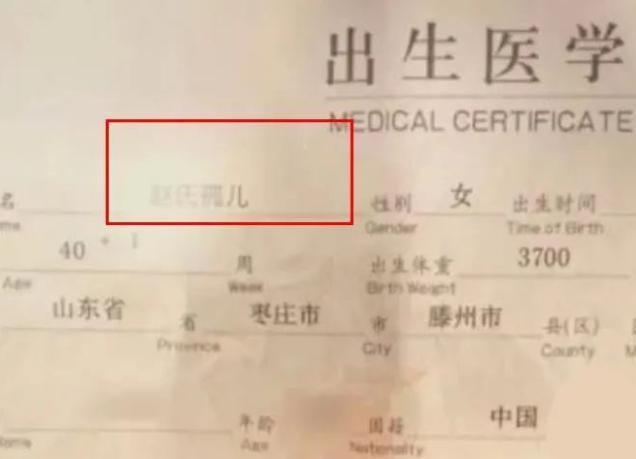 爸爸|爸爸姓“赵”,给孩子取四字奇葩名字,网友:没文化真可怕