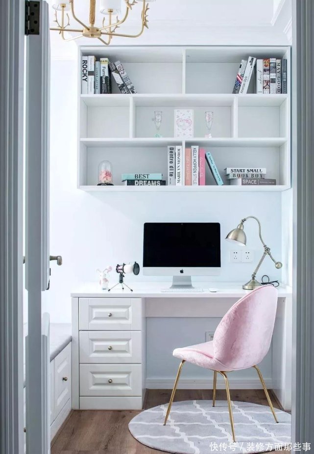 粉色|119平混搭风二居室,浪漫清新之感扑面而来