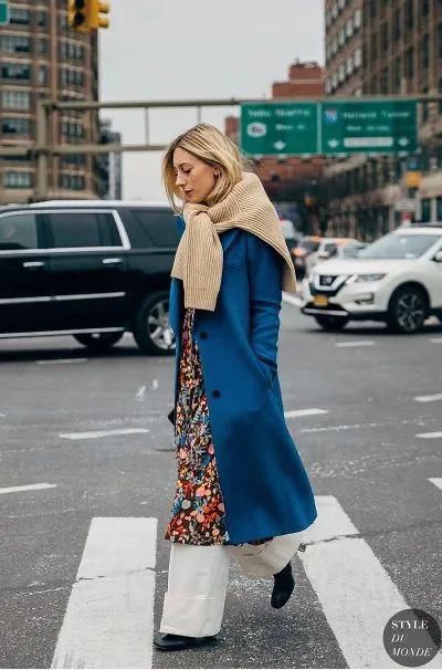  戴起来|天冷了，大围巾戴起来！