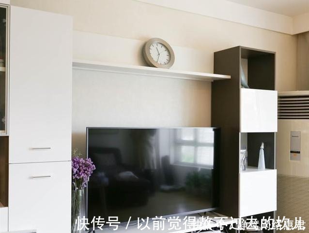 装修|自己打拼的第一套房,63㎡装修仅7万,客餐厅一体柜实用极了