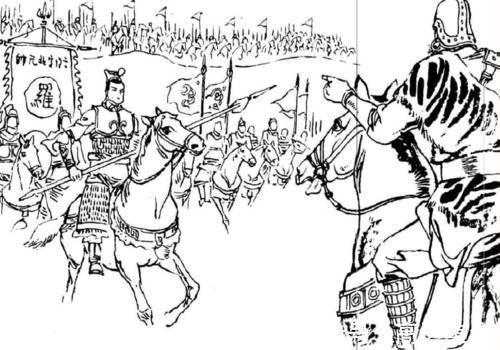 绝招@罗通的回马枪被番将识破,当敌人正吹嘘时,却被罗通另一绝招所杀