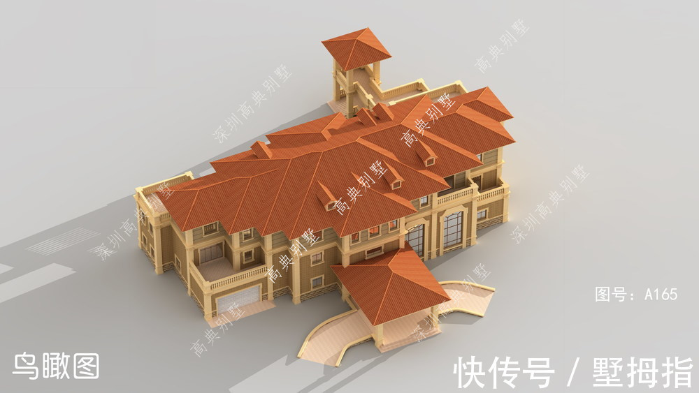 欧式|这套欧式自建房，看起来很亮眼，适合乡村需要。