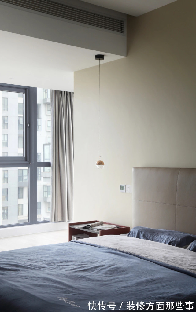 卧室|在这个189平简约风四居室,生活就有了诗和远方