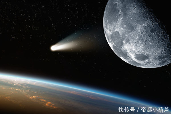 研究:月球也有“彗尾” 新月时分扫过地球