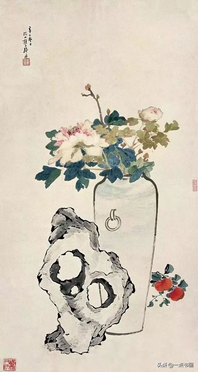 花鸟#居廉：开创了“撞粉撞水”绘画技法，功不可没