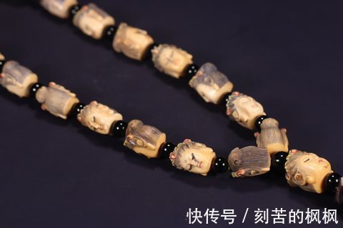 观音!老牙彩绘观音佛首手持