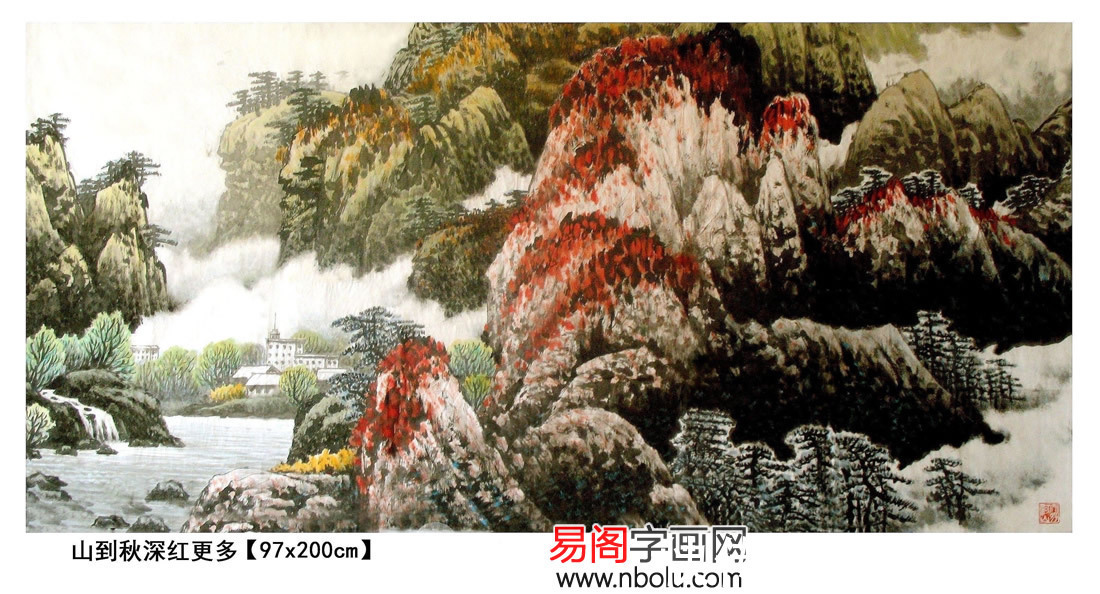 山水画!画家朱尚春 笔墨老辣 丹墨顽童