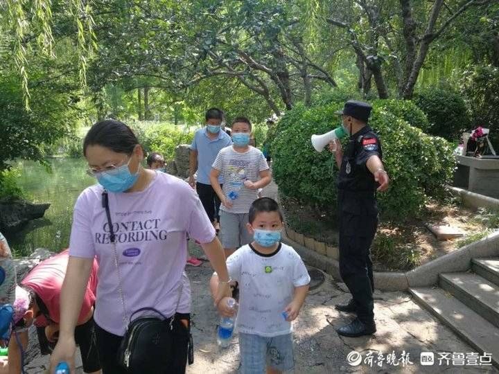 济南|人员聚集将及时限流！济南天下第一泉风景区如此筑牢“防疫墙”