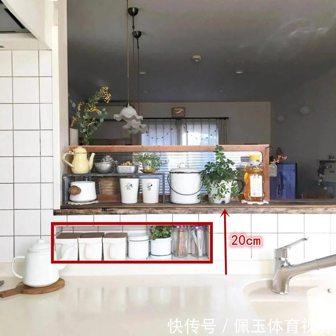 碗碟|定制橱柜台面60公分,我跟邻居学一招,台面加宽20cm,好用到犯规