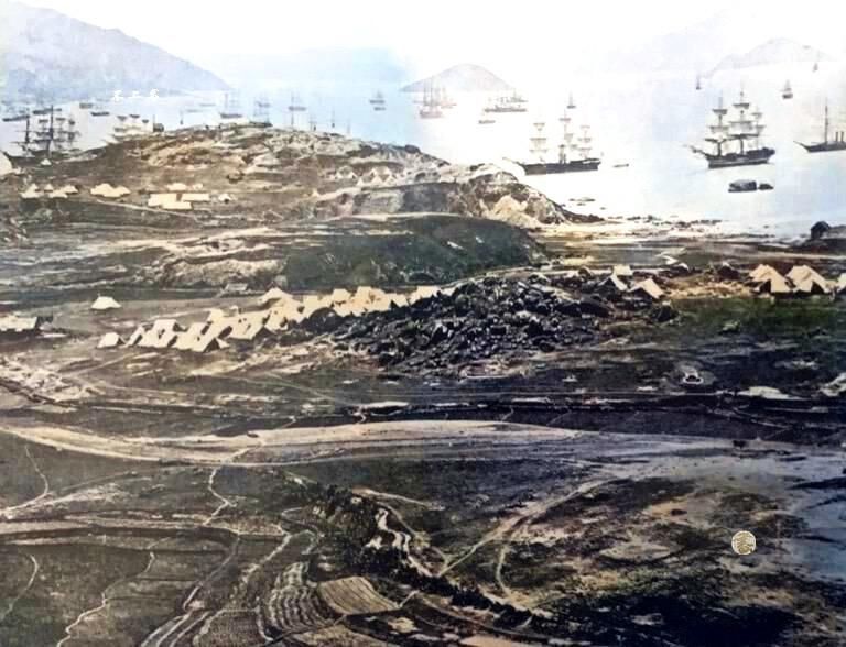 老照片|鸦片战争上色老照片：镜头下真实的清末之耻，阵亡的清军无人收尸