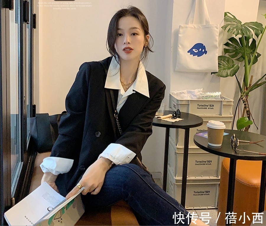 身材线条|美女的气质之道,精致的穿搭不用繁琐,一件“衬衫”穿出花样造型