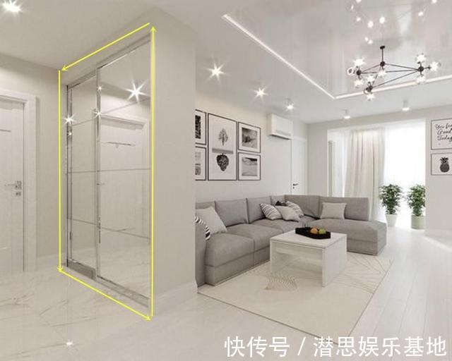 脑洞|这脑洞我服了,用玻璃门隔出步入式玄关衣帽间,不用打柜收纳翻倍