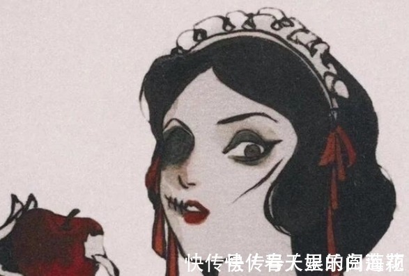 艾莎!迪士尼公主暗黑画风:艾莎成可怕的反派,灰姑娘显得楚楚可怜