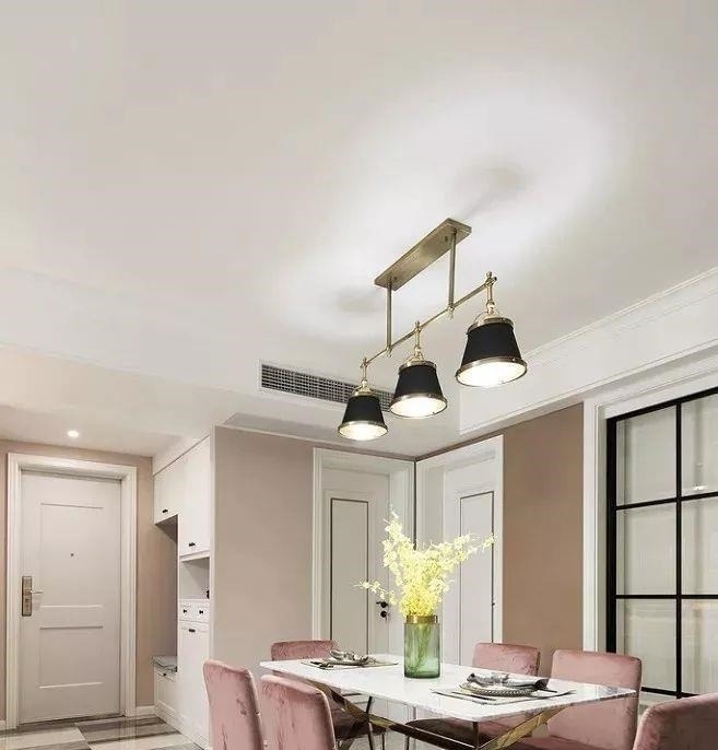 新房|130平米轻奢美式风新房,颜色搭配恰到好处,温柔而迷人!