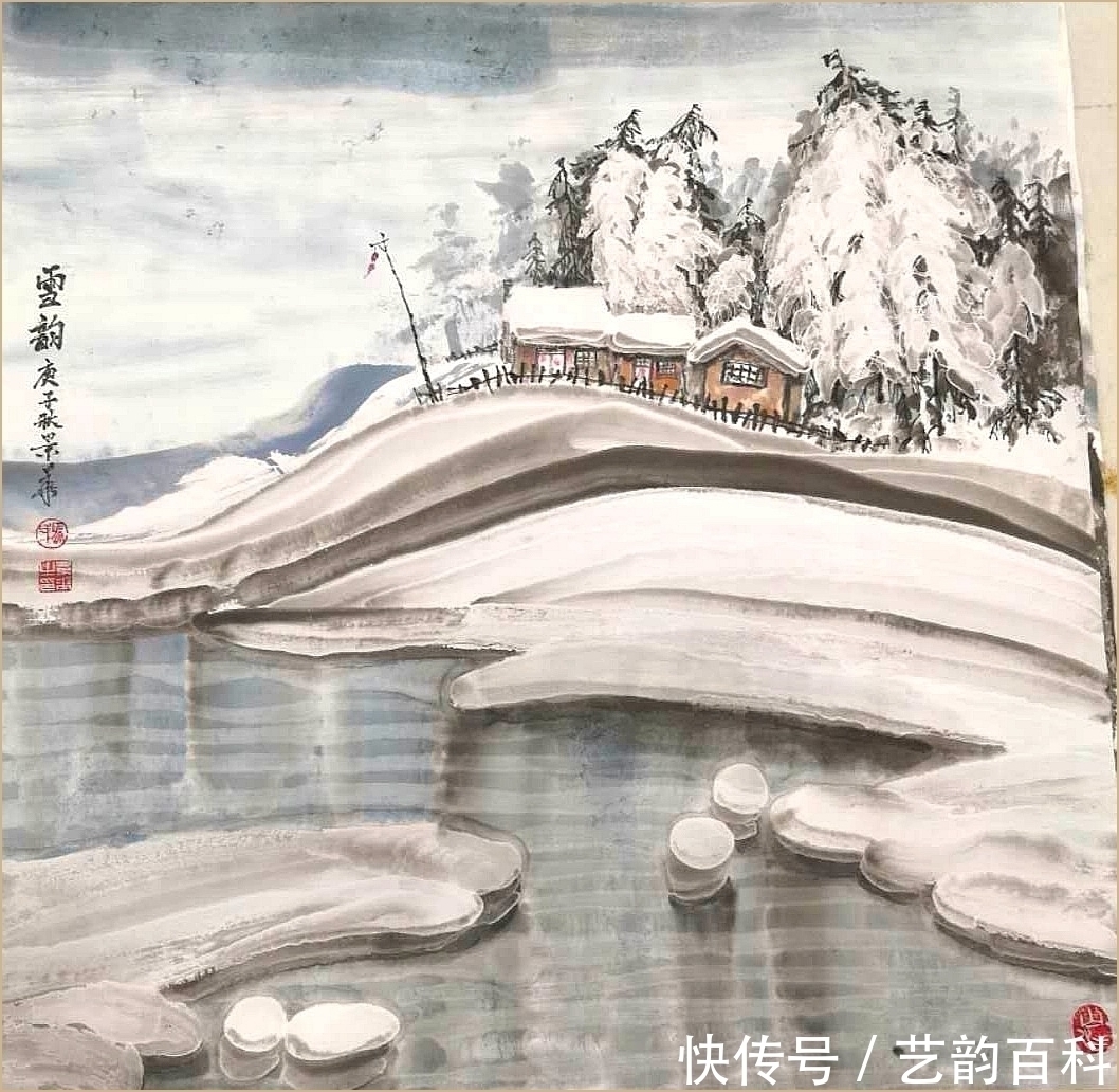 晴雪|矾墨冰雪画家马景华 作品欣赏【艺韵阁报道】