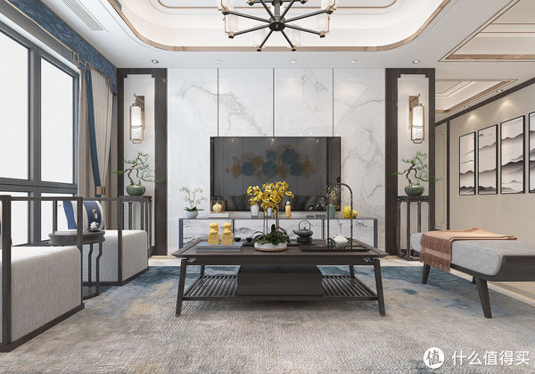 别墅|看了他家的中式风格自建房后,我也想回老家建房子了,大气有品位