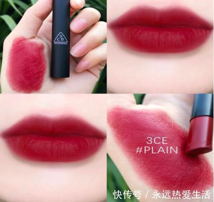 3CE热门口红分享，个个显白有气质，还有它气场十足