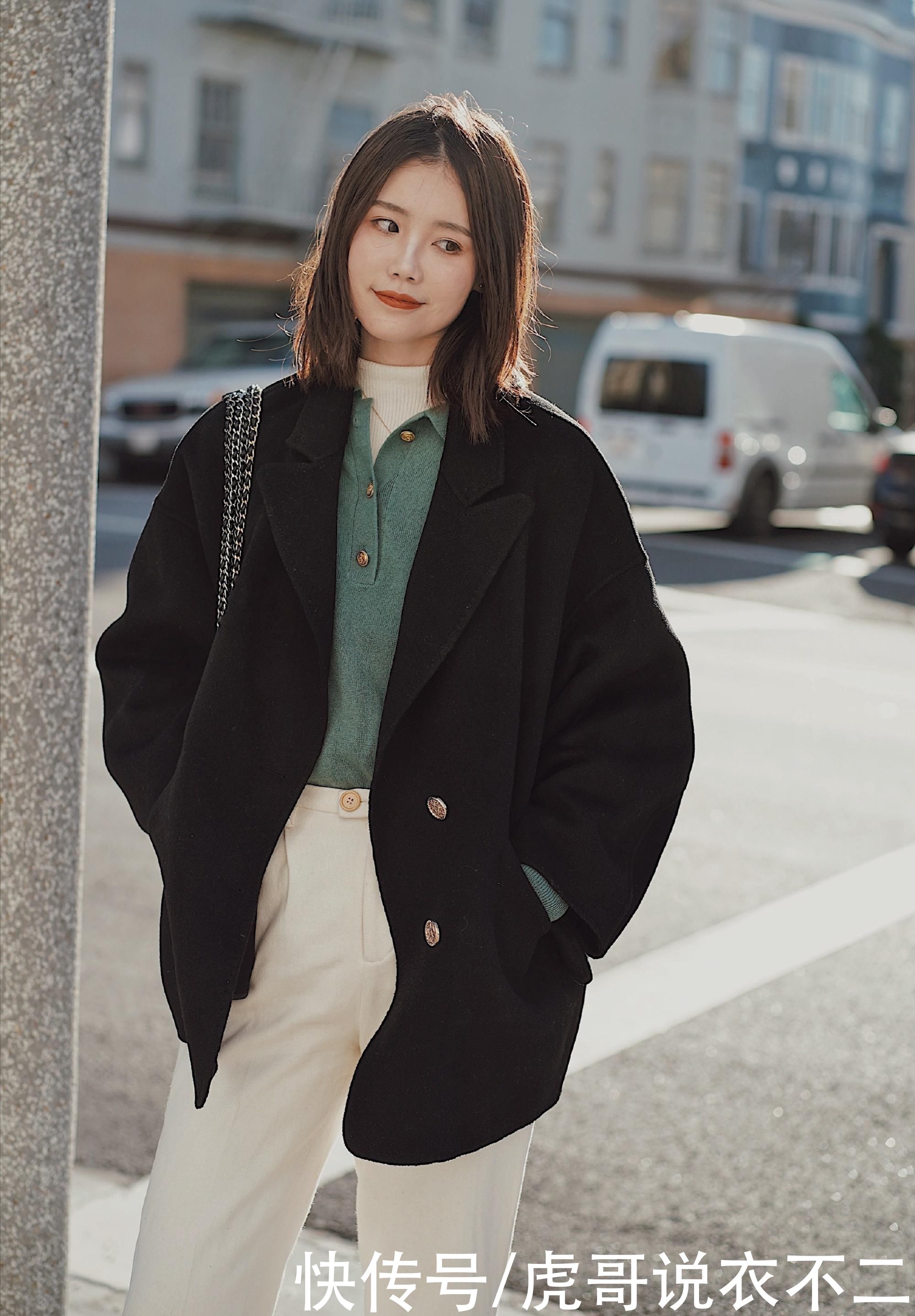 优雅的女人穿大衣遵循这3点，冬季照样美出新高度，赶紧get吧