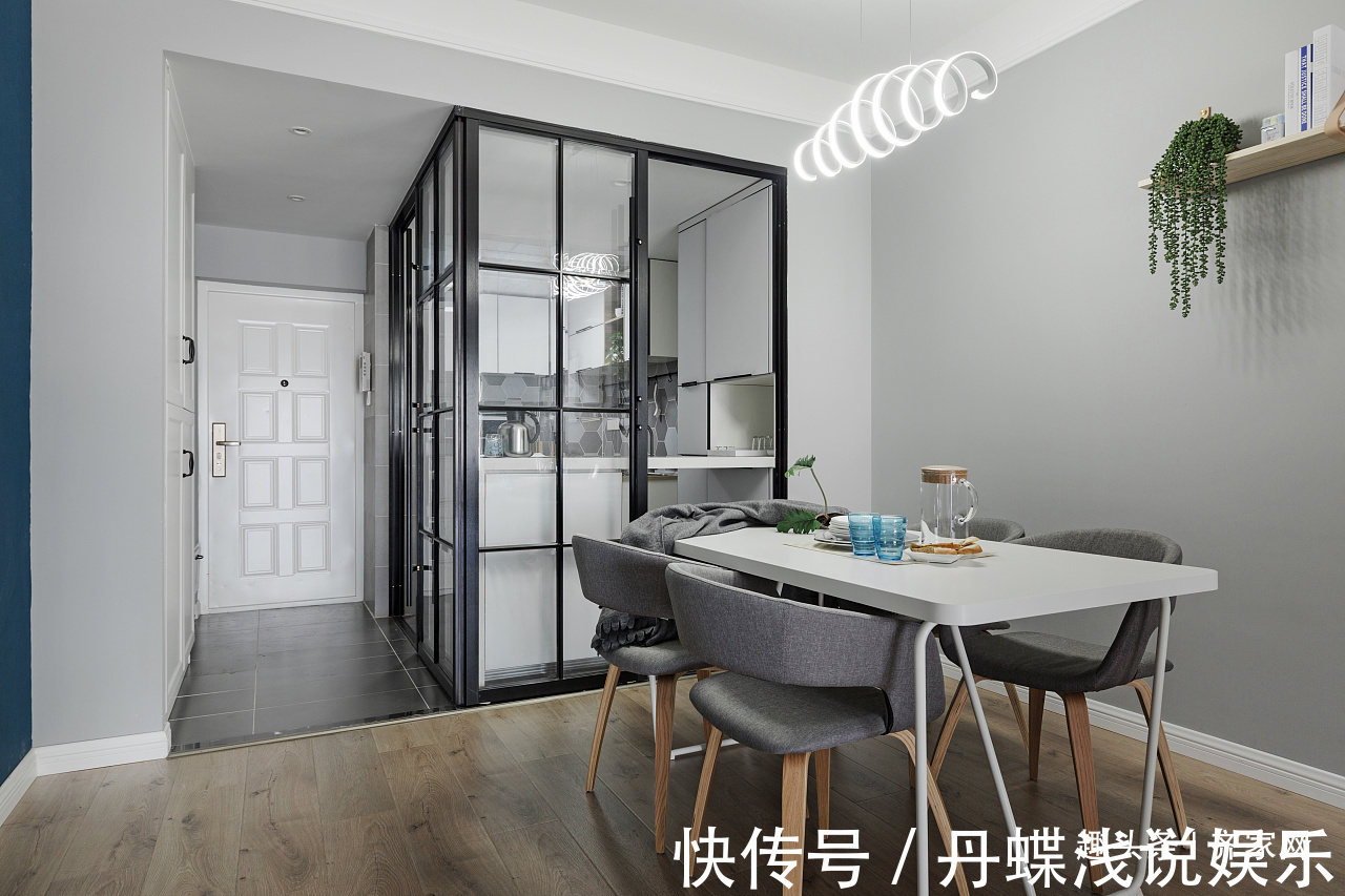 玻璃房|现代北欧玻璃房厨房设计,烹饪之余,望向玩闹的孩童,是一种幸福