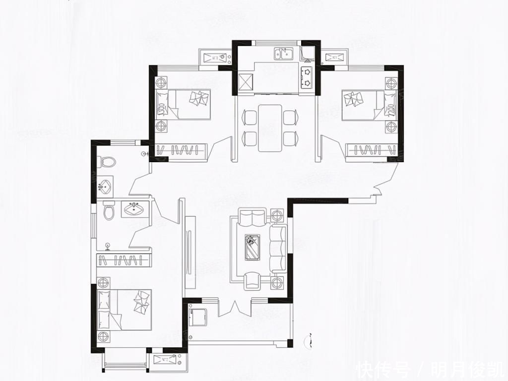二居室|96平现代风二居室，极致铺陈多元个性呈现的魅力主张