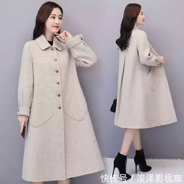 赫本风|再给你强调下女人穿大衣别配小衫,冻腿!学下面这么穿,贼美
