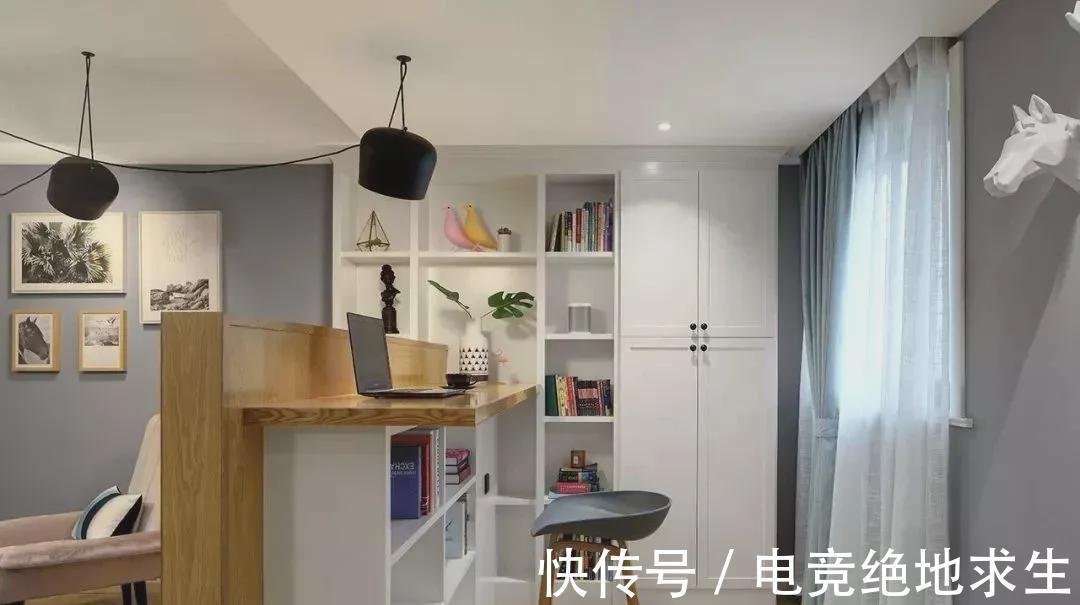 餐厅|这套新房真有创意,客厅改主卧,电视背景墙后面设吧台!