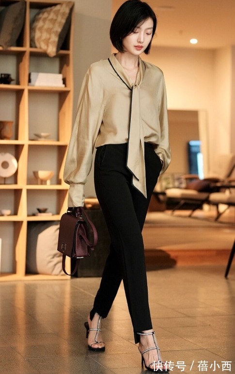 卫衣 春季还是穿“衬衫”最高级,搭配半身裙、牛仔裤、阔腿裤,好洋气
