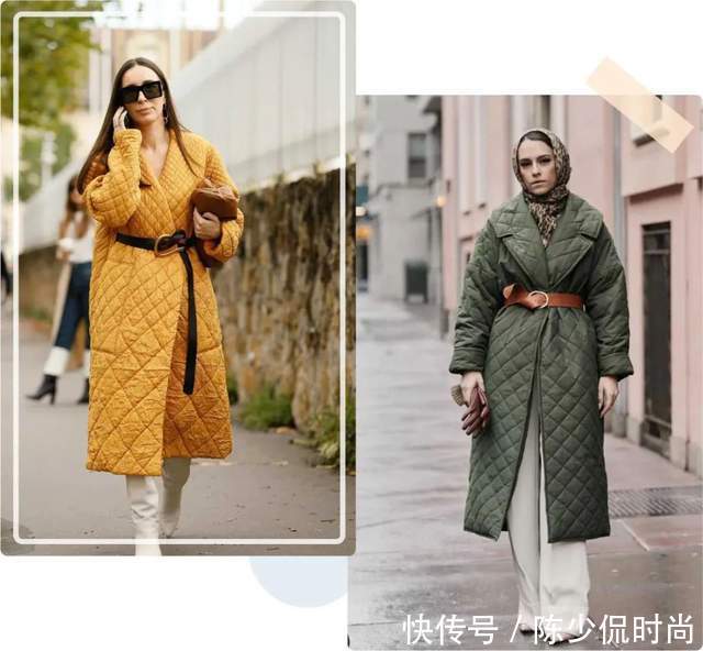 秋冬|普通的羽绒服已经过时了!今秋冬“绗缝棉服”,保暖且不臃肿