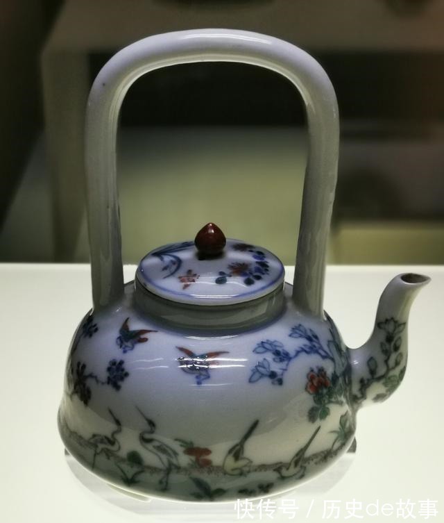 五伦&斗彩五伦图提梁壶体会儒家五伦思想精髓!