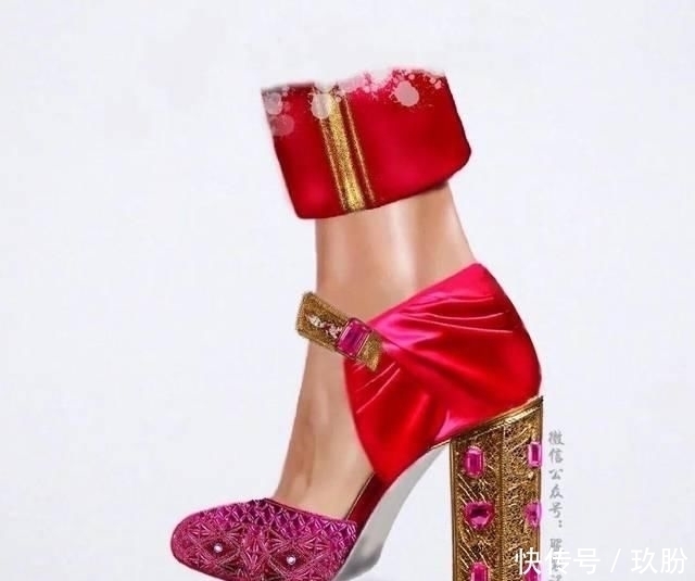 灵感|以服装为设计灵感设计出来的高跟鞋（50例高跟鞋效果图）！