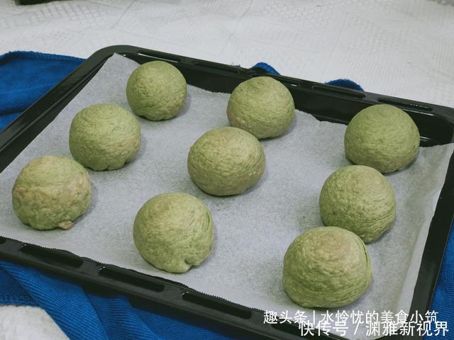 高颜|抹茶绿豆酥的详细做法,高颜又好看,中秋快到了是不是做点呢