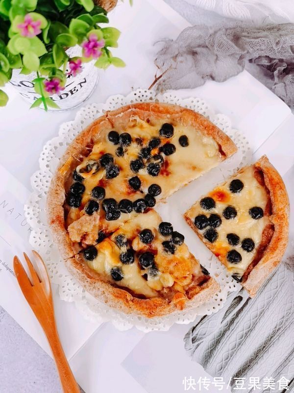 #精致一人食#芝士浓郁！Q弹爽滑珍珠粉圆披萨