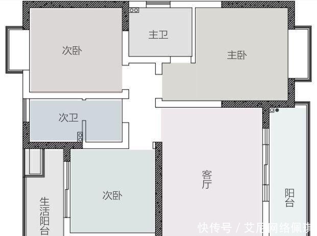 林女士|聪明主妇巧装95㎡小宅：阳台加了一面墙，却让家里处处有惊喜！