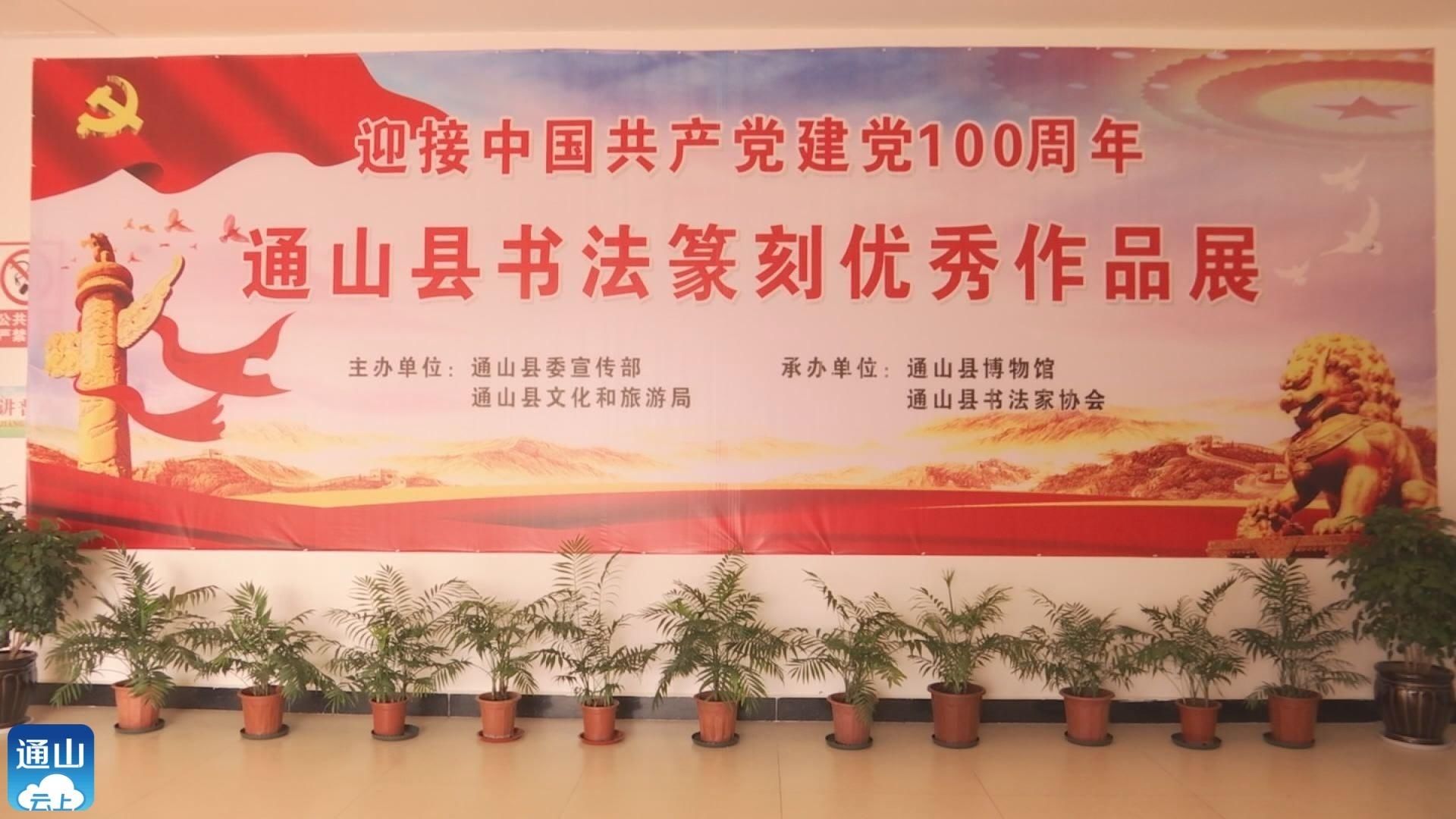 迎接建党100周年！通山：举办首届书法篆刻优秀作品展