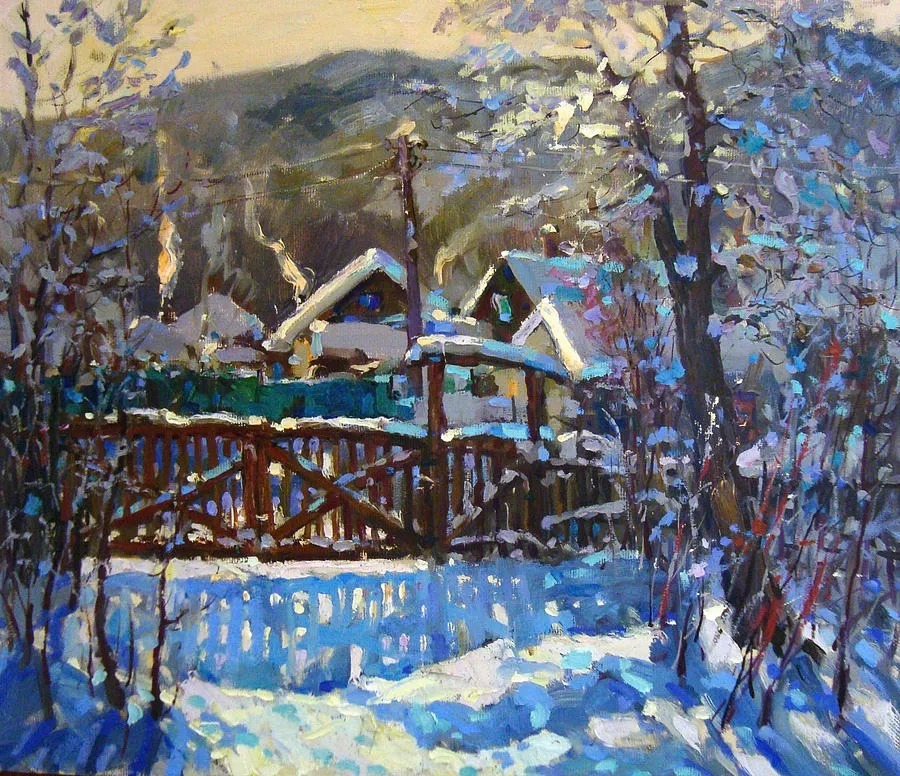 米沙金!俄罗斯画家米沙金的风景油画,美的不要不要的!