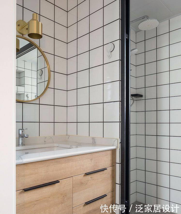 客餐厅|122㎡现代北欧风，卡座餐厅+窗边吧台的设计，让家更有情调！