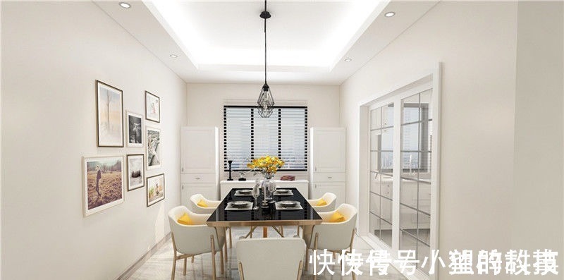 效果图|现代风格装修效果图,102平三室超精致,整体效果特棒,像别墅!