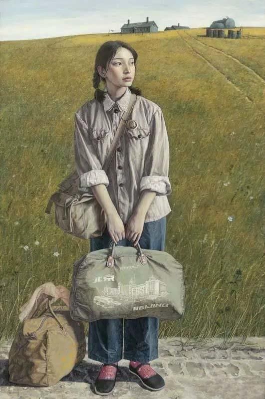  欣赏|迷茫的女知青——王国斌先生知青系列人物油画欣赏（图）