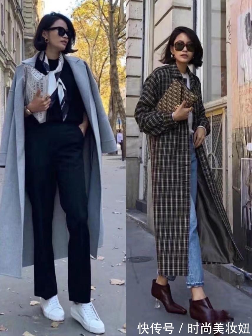 围巾|这是我见过“最舒服”的秋冬穿搭,极简大气的通勤装,气质美绝了