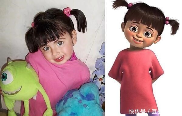 动漫人物|现实世界中活的六个卡通人物,艾莎最美,光头强是本人无疑了