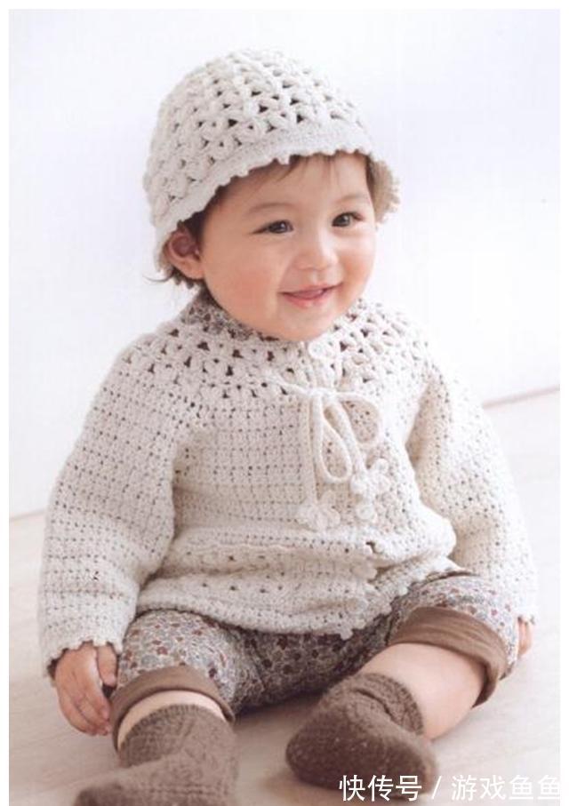 套装 3款活泼可爱的宝宝编织套装,附详细图解,宝妈们都说好看