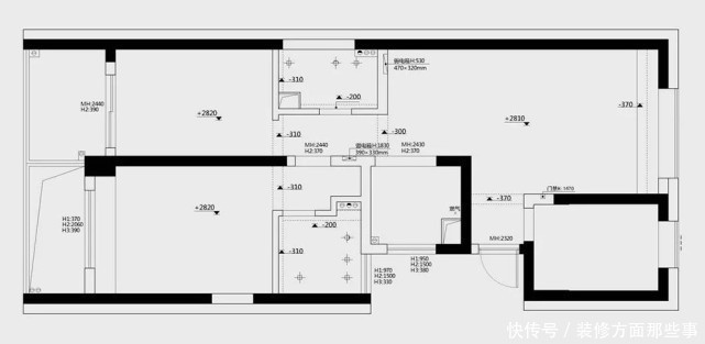 装修|98㎡北欧风装修,餐边柜底部悬空,大大提高了收纳功能