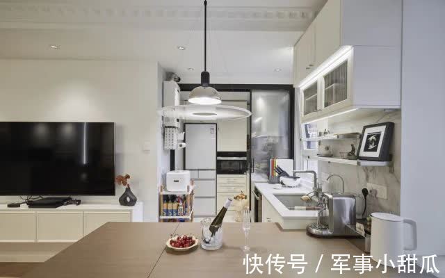 主卧|78㎡纯白色的家,爆改大三倍,还多出西厨、书房、衣帽间?!