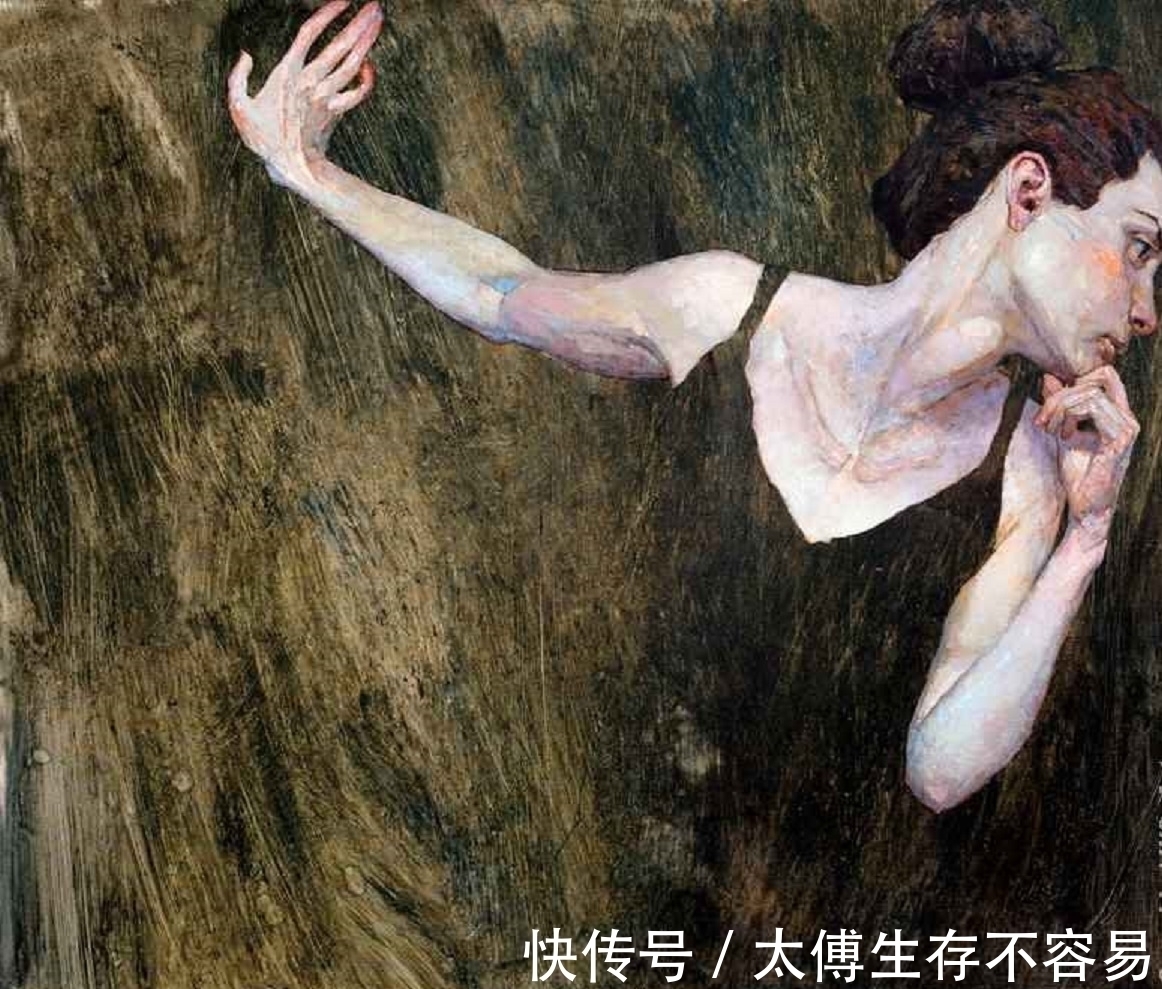 绘画#扭曲的人体,无声的话语——萨拉津非比寻常的人体艺术