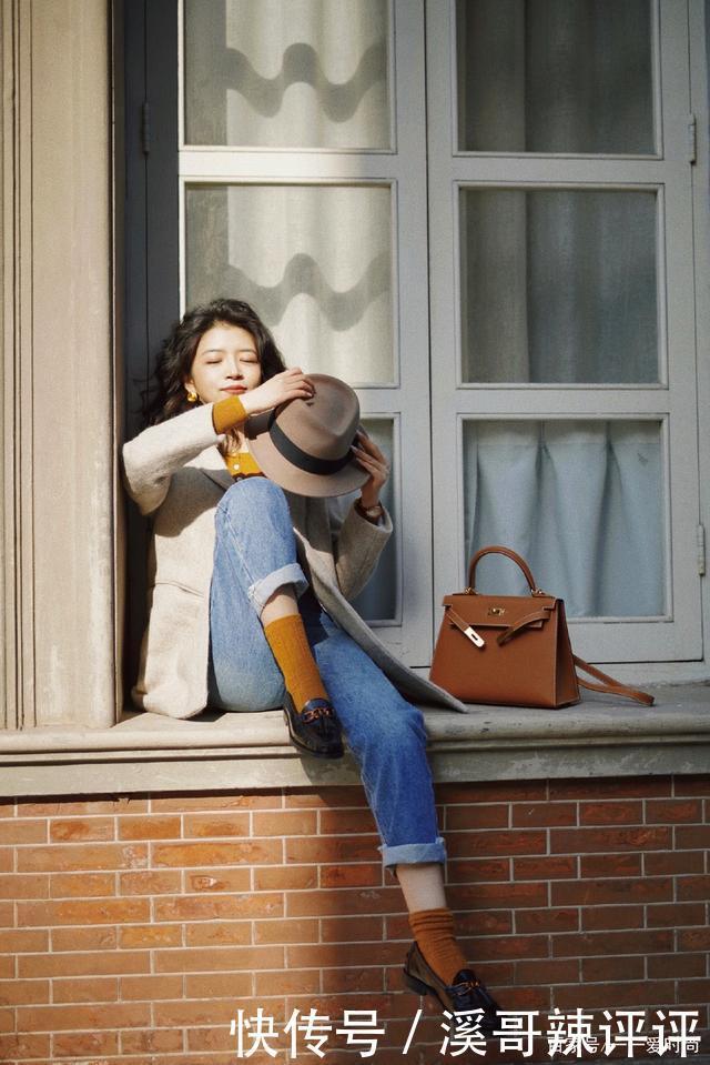 时尚博主三木终于换风格，6套最新秋冬穿搭，“不戴帽子”照样美