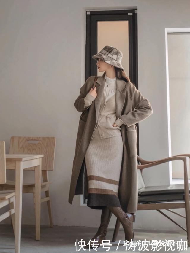 时尚博主的4套秋季穿搭，优雅简约又高级，谁穿谁是时髦精
